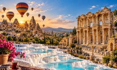 Cappadocia Pamukkale and Ephesus 4 Days Tour from Istanbul