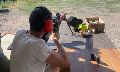 Almaty Shooting Range Activity with AK47 M16 Glock and others