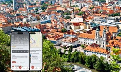 Self-guided podcast tour Graz: The Velvet Fortress