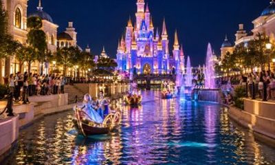 Alanya Land of Legends Night Show and Shopping Transfer