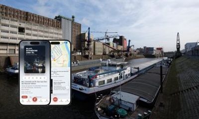 Self-guided podcast tour The Rough Heart of the Neuss Harbor