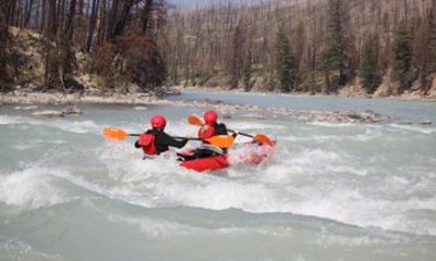 Jasper Inflatable Whitewater Kayaking Adventure
