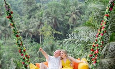 Bali Swing Monkey Forest ATV Quad bike and Rafting Package