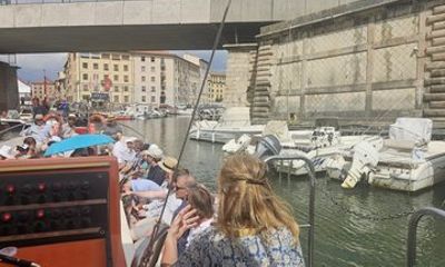 Livorno Golf Cart Express and Medici Canals Boat Tour