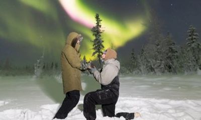Private Northern Lights Tour with Photos in Fairbanks with Levi