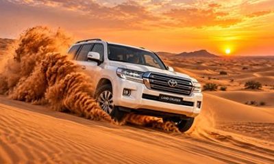 Dubai Desert Safari with Dune Bashing, Camel Ride & BBQ Dinner