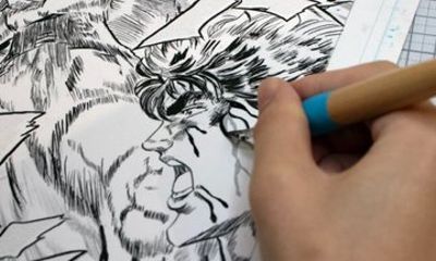 Tokyo Manga Inking Workshop with Professional Tools