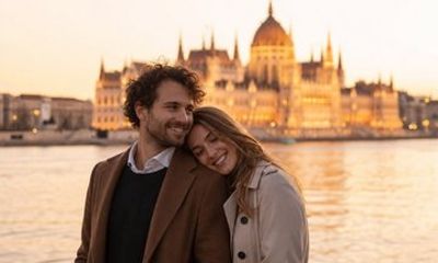 Christmas Market Photo Shoot in Budapest by Local Photographer