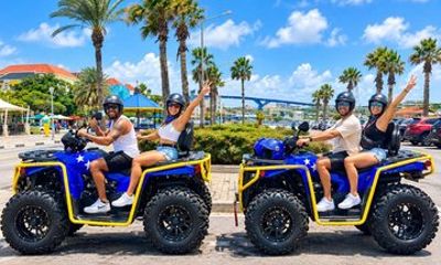 Curaçao Guided ATV City Tour with Beach Stop and Flamingos