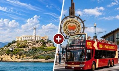 San Francisco Alcatraz Island and Hop-on Hop-off Sightseeing Tour