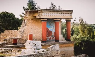 From Rethymno to Knossos Palace Olive Oil and Winery Tour & Lunch
