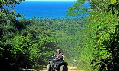 Las Terrenas ATV Tour to La Cana and Morón with Coffee and Cacao