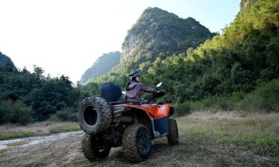 From Guangzhou Cave Wonderland and Jungle ATV Day Trip