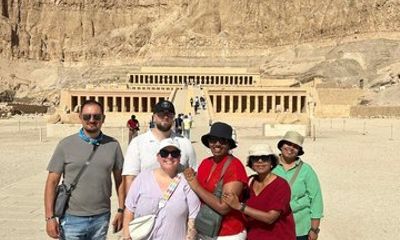 Luxor Private Full Day Hot Air Balloon East and West Bank Tour