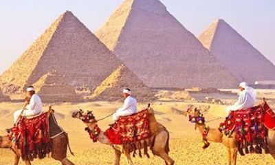 Pyramids and Citadel from Alexandria Hotels
