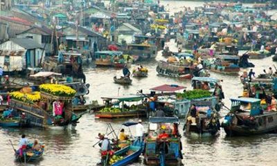 Ho Chi Minh City to Floating Market Private Full Day Tour