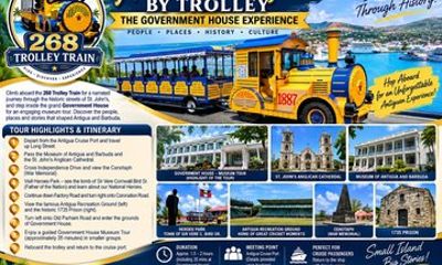 St. John's Trolley Train Tour with Government House Entry