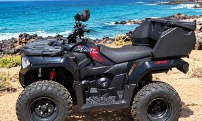 Quad Rental in Sal Cape Verde 4 Hours Loncin Wolf 300