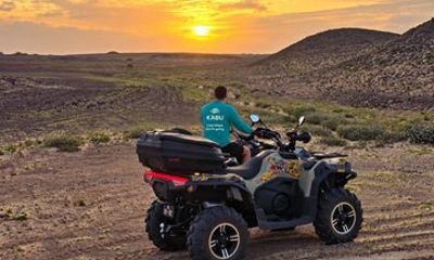 Quad Rental in Sal Cape Verde 8 Hours Loncin Wolf 550
