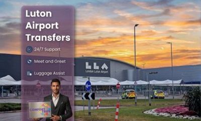 London Luton Airport Private Transfer - Arrival or Departure