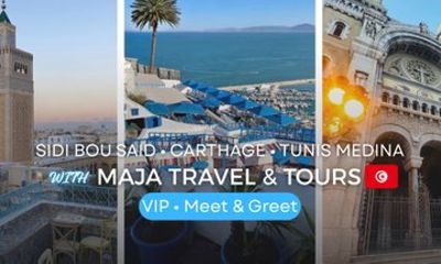 PrivateTour : TunisMedina/Carthage/Sidi Bou Said VIP PickUp
