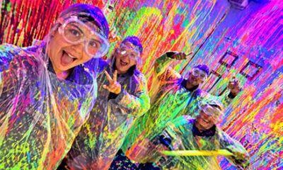Paint Splatter Room Experience in Oceanside