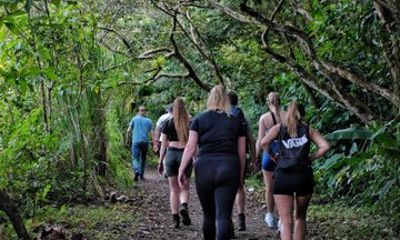 La Fortuna Waterfall, Volcano Hike, Safari Float Combo Tour
