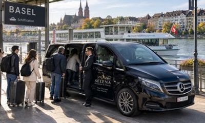 Private Transfer Basel Cruise Port to Davos Ski Van