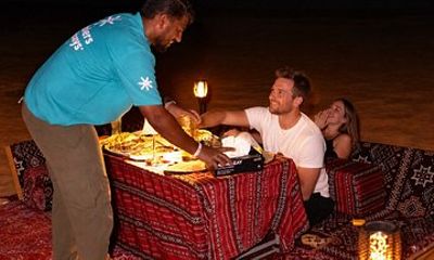 The Dune Table: Private Desert Dinner & 4x4 Safari Abu Dhabi