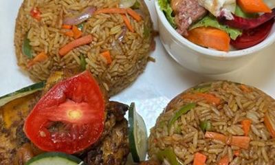Unlimited Ghanaian Buffet in Accra with Pickup and Drop Off