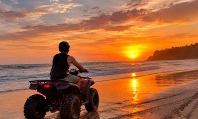 Bali ATV Ride Sunset Beach, Rice Field and Local Village 2 Hour