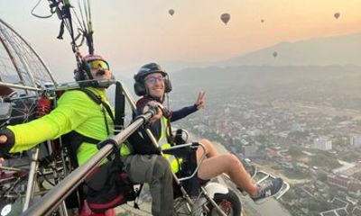 Sunrise or Sunset Paramotoring Adventure in Vang Vieng