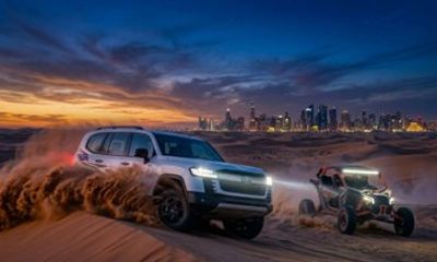 Doha Desert Safari Sunset and Stargazing with Private Pickup