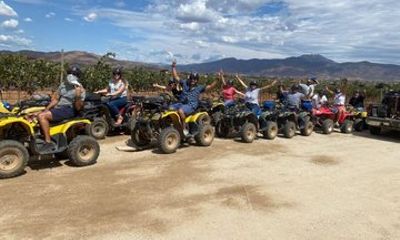 ATV tour 3 hours 2 wineries in Valle de Guadalupe