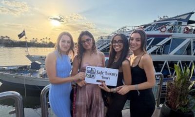 Cairo Nile River Dinner Cruise with Belly Dance Tanoura & Pickup
