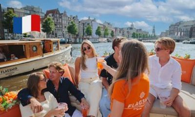 Amsterdam Canal Cruise with Unlimited Drinks