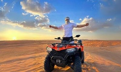 Red Sand Desert Safari with ATV, Camel Riding and Dune Bashing