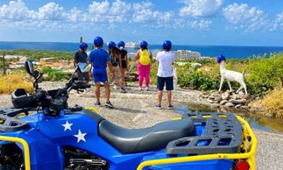ATV City Tour with Beach Stop in Willemstad Curacao