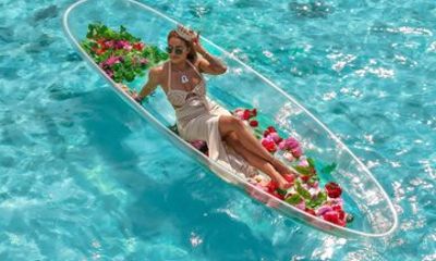 Aruba's Clear Kayak Drone Photo Experience