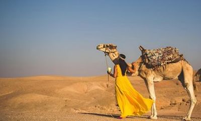Marrakech Agafay Desert Quad and Camel Rides with Dinner Show