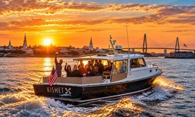 Sunset History Cruise on Kismet in Charleston