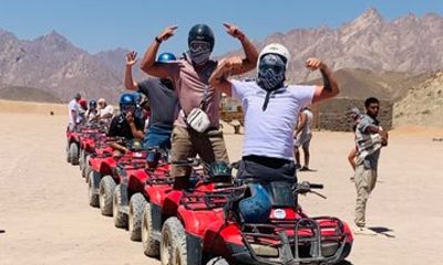 3 Hour ATV Desert Quad Bike Safari sunset & sunrise in hurghada