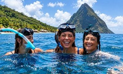 Sandals St Lucia Excursions With Mud Bath and Snorkeling Tour