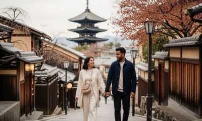 Private Photoshoot at Streets and Shrines in Kyoto