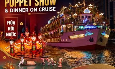 Ho Chi Minh Water Puppet Show & Dinner on Cruise (Small Group)