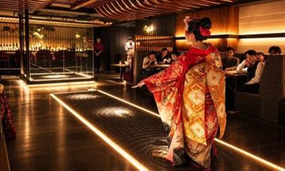 Kyoto Nihon Buyo Geisha Dance Clear View Counter Solo and Pairs