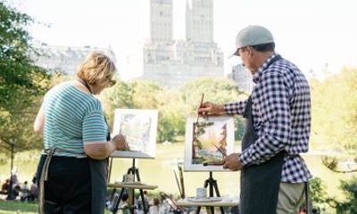 Paint NYC in Watercolor from Central Park