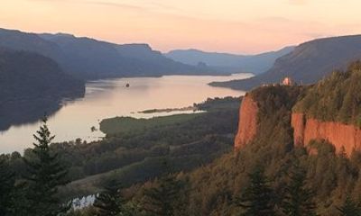 Columbia River Gorge Winter Sunset Waterfall Tour