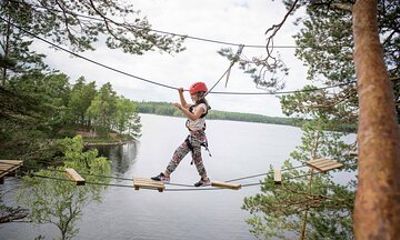 Guided High Ropes Climbing in Tiveden National park