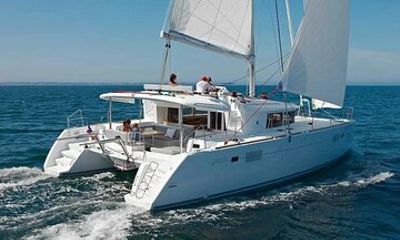Private Full Day Luxury Catamaran Cruise from Varkiza